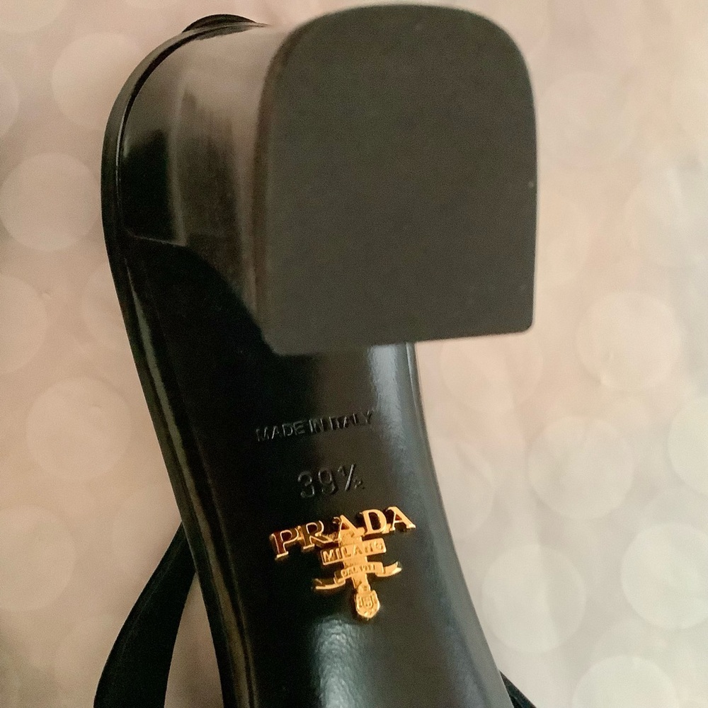 BNWT Prada Modellerie Square Toe Slingback Pump sz.39.5 - Picture 11 of 13